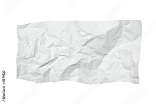 Foto: white crumpled note paper white crumpled note paper