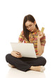 Online Shopper (on White)