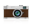 Classic Film Camera on white background Classic Film Camera on white background