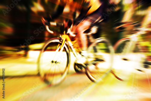 Photo: racing cyclist racing cyclist