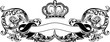 One Color Royal Crown Vintage Curves Banner