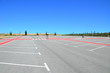 Empty parking lot