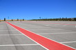 Empty parking lot