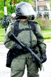 Riot policeman