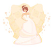 Beautiful bride card