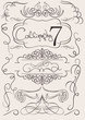 vector set: calligraphic design elements and page decoration vector set: calligraphic design elements and page decoration