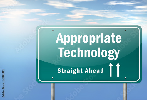 Illustration: Highway Signpost "Appropriate Technology" Highway Signpost "Appropriate Technology"