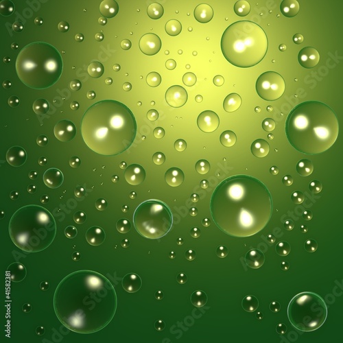 Illustration: Green bubble Green bubble