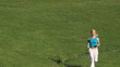 Young woman jogging in the park