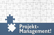 Puzzle mit Projekt-Management