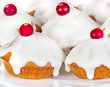 delicious cake with icing