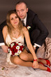 Happy bride and groom Happy bride and groom