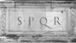 Photo: Iscrizione SPQR : Senatus Populusque Romanus Iscrizione SPQR : Senatus Populusque Romanus