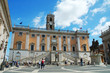 Photo: Piazza del Campidoglio e Statua di Marco Aurelio, Roma Piazza del Campidoglio e Statua di Marco Aurelio, Roma