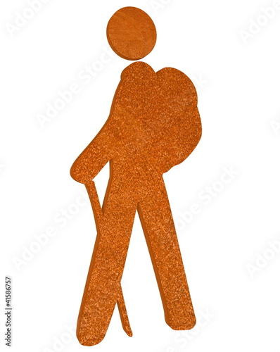 Illustration: Wanderer - Rosteisen Wanderer - Rosteisen