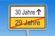 30 Jahre - Jubiläum und Geburtstag
