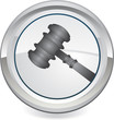 Gavel - Retro Clip Art icon button web