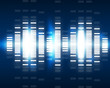 Sound waves set. Music background