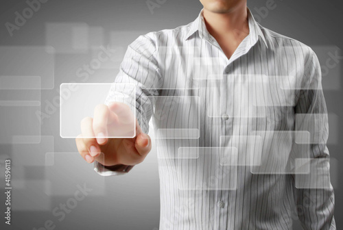 Photo: touch screen interface touch screen interface