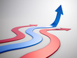 Upwards arrows