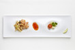 salad with shrimps and bamboo