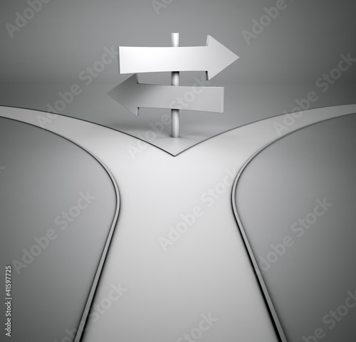 Illustration: On the crossroads On the crossroads