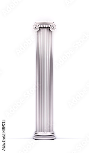 Illustration: Antique doric style column Antique doric style column