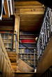 Magnificent library of books and ancient scrolls
