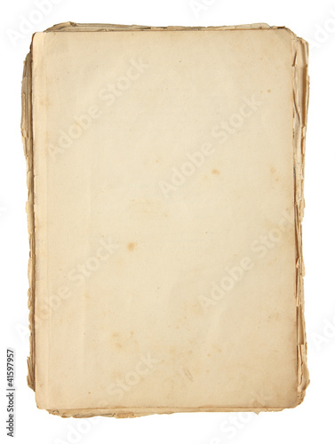 Photo: Old paper. Old paper.