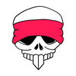 Headbanded Skull