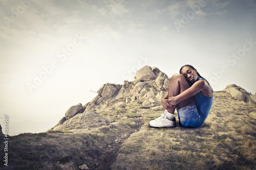 Photo: Lonely woman Lonely woman