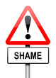 Shame concept.