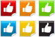 Vector: thumb up thumb up