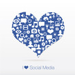 social media icon vector set