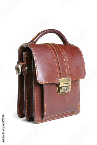 Photo: Brown leather bag Brown leather bag
