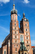 The basilica of the Virgin Mary in Cracow, Poland