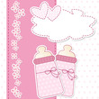 baby shower - nascita bimbe gemelle - bigemellare