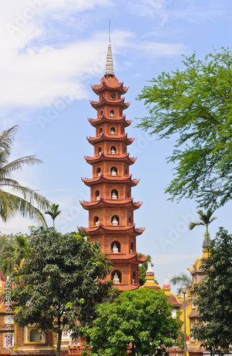 Photo: Tran Quoc pagoda in Hanoi, Vietnam Tran Quoc pagoda in Hanoi, Vietnam