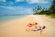 Two women sunbathing Two women sunbathing