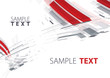 Abstract gray and red tech background. Vector