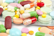 pills isolated on white background pills isolated on white background