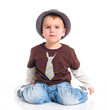 Photo: Little fashionable boy Little fashionable boy