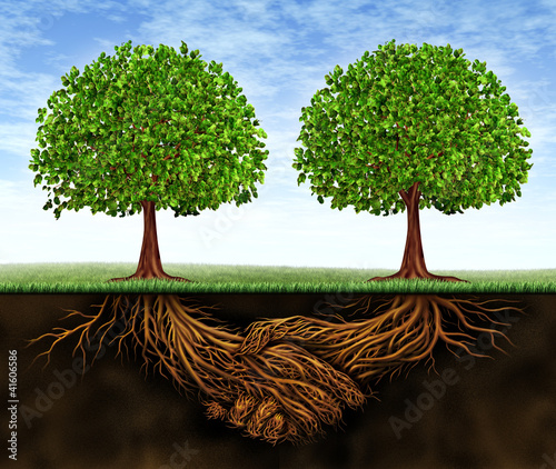 Illustration: Business Teamwork Growth Business Teamwork Growth