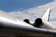 Turbines of army airplane
