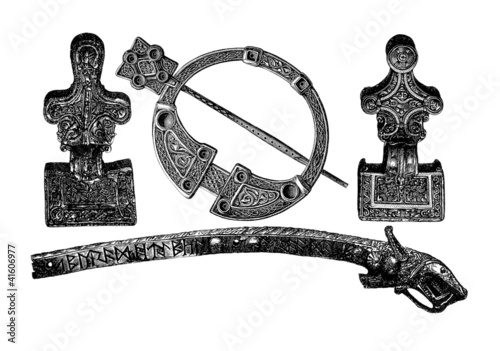 Illustration: Ancient Nordic-Germanic Jewels Ancient Nordic-Germanic Jewels