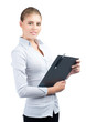 Business woman with documents