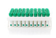 Cassette with test tubes