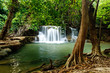 Waterfall in National Park , Kanchanaburi Province , Thailand Waterfall in National Park , Kanchanaburi Province , Thailand