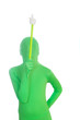 Photo: Green Person Pointing Up Green Person Pointing Up