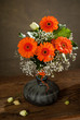 bouquet in vase